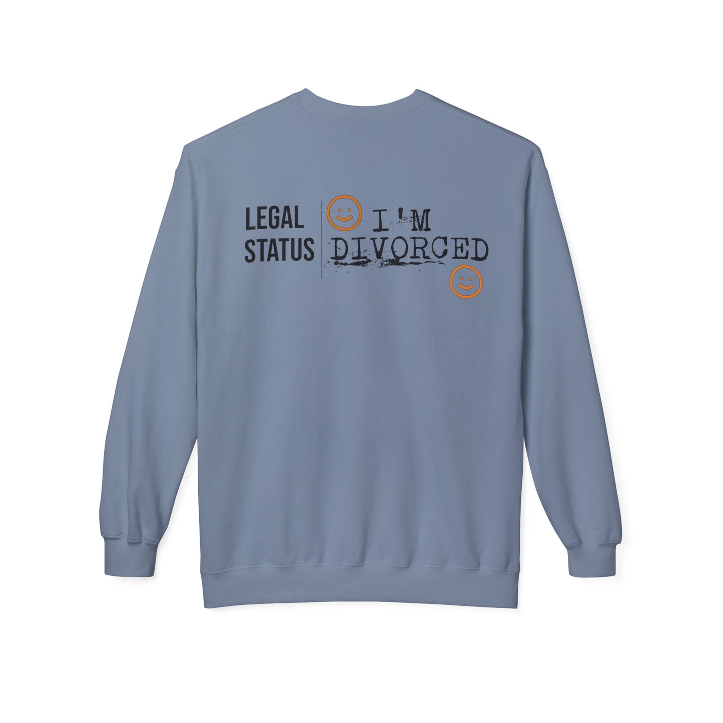 Funny Divorced Sweatshirt for Comfortable Everyday Wear
