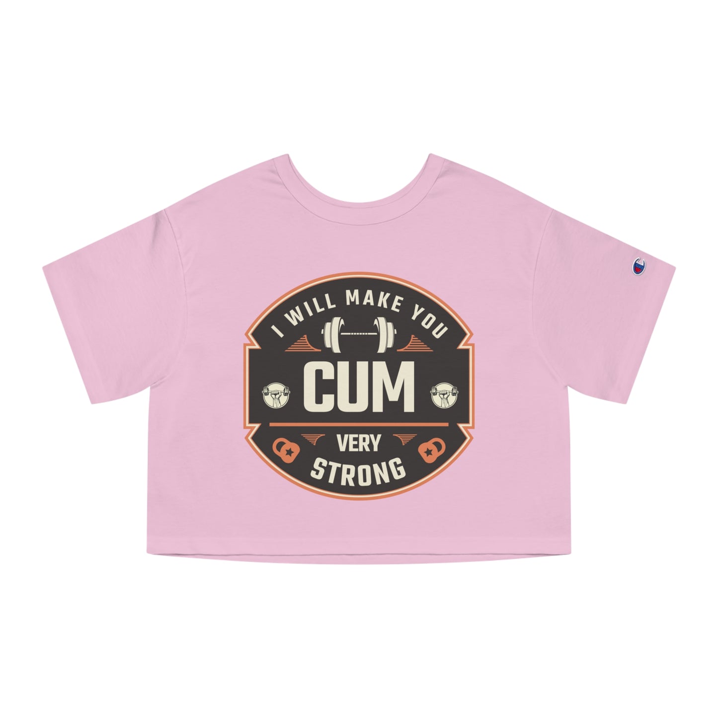 Humorous Cropped Tee – Strong & Divorced Vibes