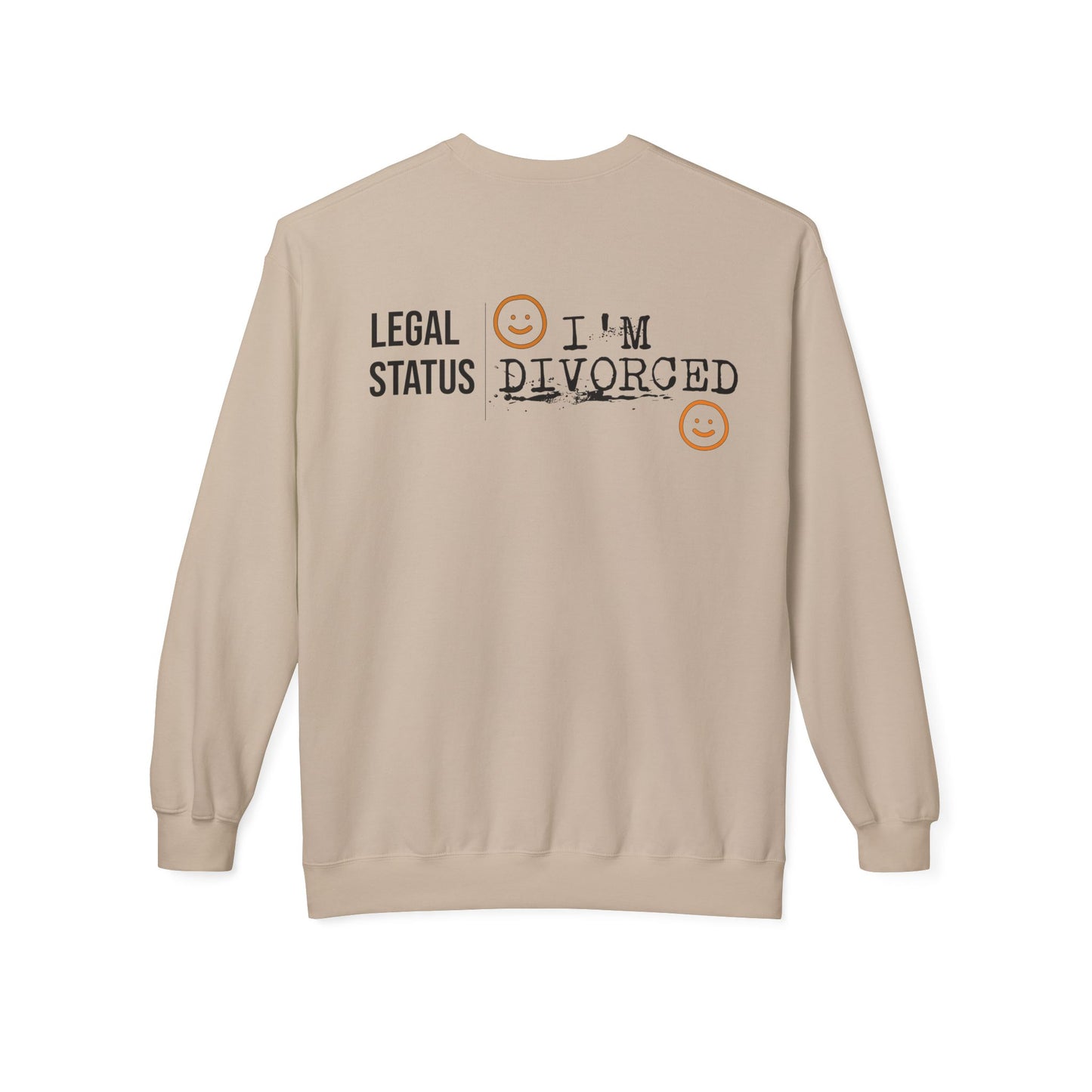 Funny Divorced Sweatshirt for Comfortable Everyday Wear
