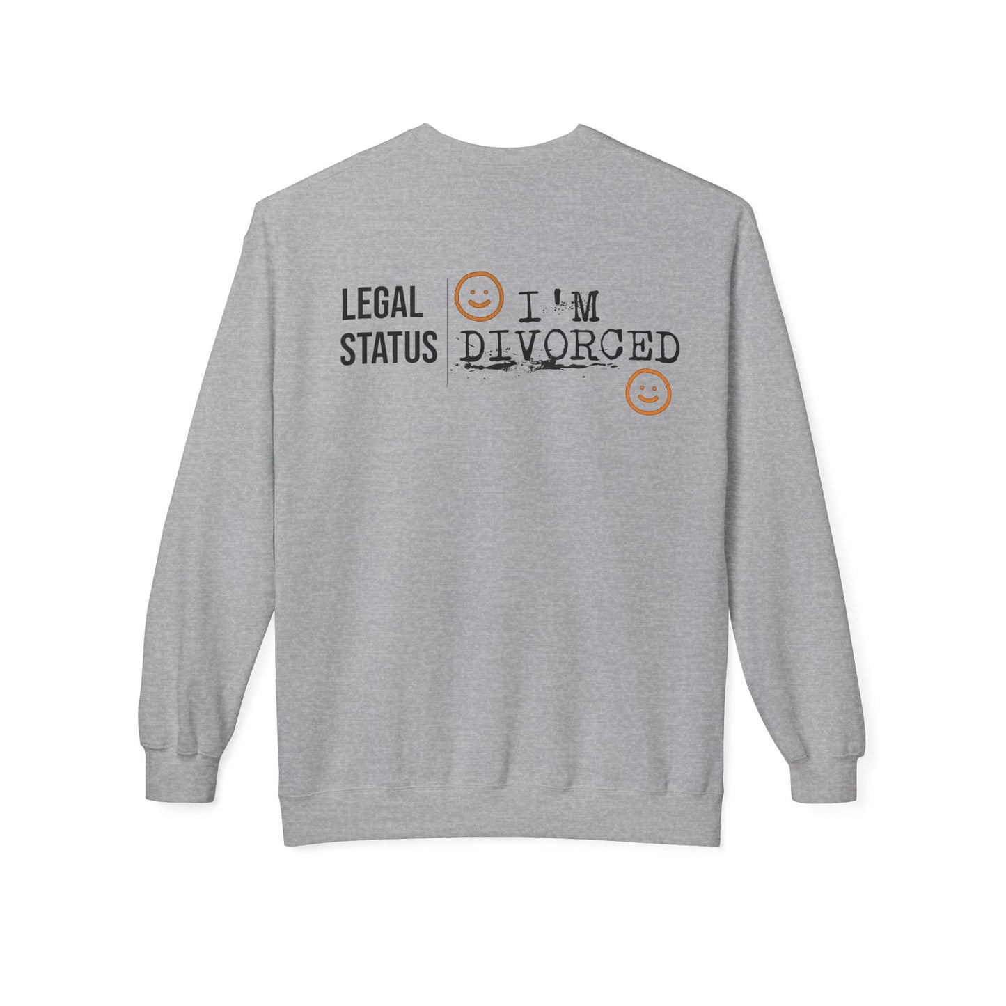 Funny Divorced Sweatshirt for Comfortable Everyday Wear