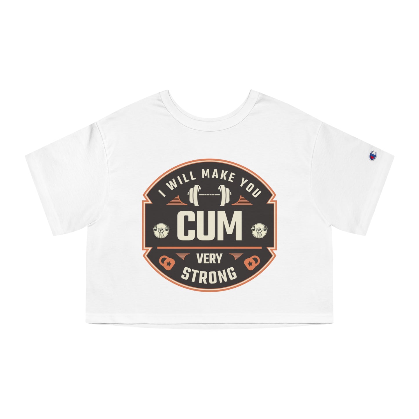 Humorous Cropped Tee – Strong & Divorced Vibes