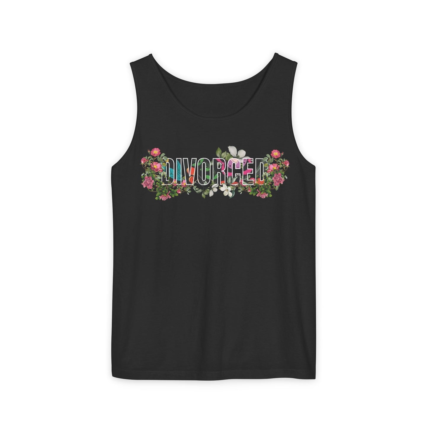 Divorced Floral Unisex Tank Top – Summer Celebration Style