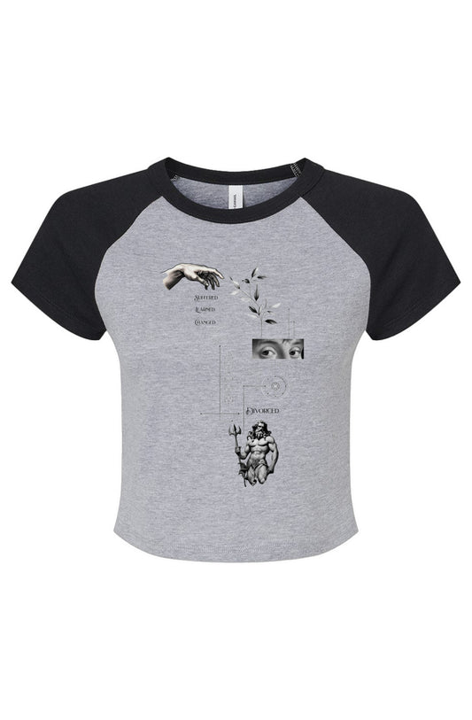 Micro Rib Raglan Baby Tee